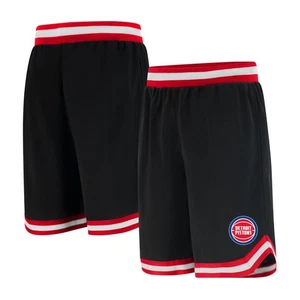 NBA Detroit Pistons Herren/Unisex Active Knit Basketball Shorts - Schwarz, XX-Large - Bild 1 von 6