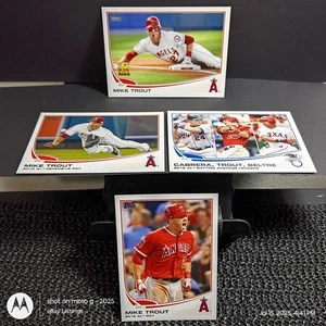 2013 Topps Mike Trout (RC) ROOKIE GOLD CUP ( /4 cards total ) **MINT**QRSC** - Picture 1 of 22