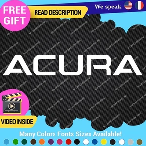 Fits Acura RSX Type VTEC Decals Stickers Vinyl Integra DC2 JDM TSX TLX RDX NSX - Picture 1 of 52