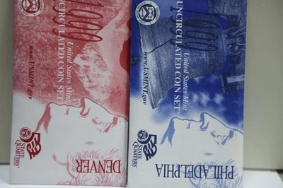 1999 US Mint Uncirculated Set Philadelphia & Denver Original - Image 1 of 2