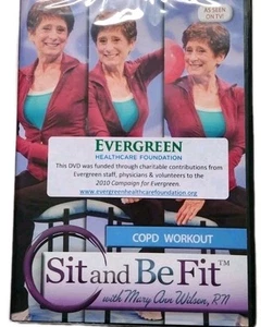 Sit and Be Fit: COPD Workout DVD With Mary Ann Wilson RN NEW Factory Sealed - Picture 1 of 3