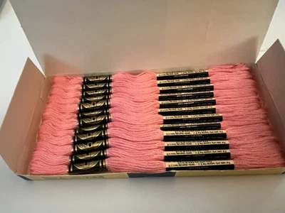 DMC Embroidery Floss Color # 894 Very Light Carnation Box Of 12 New - Image 1 of 4