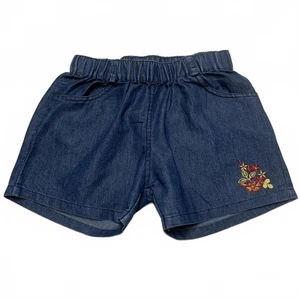 Palakshi Girls' Sz 8-9 yrs Blue Denim Shorts Embroidery - Picture 1 of 8
