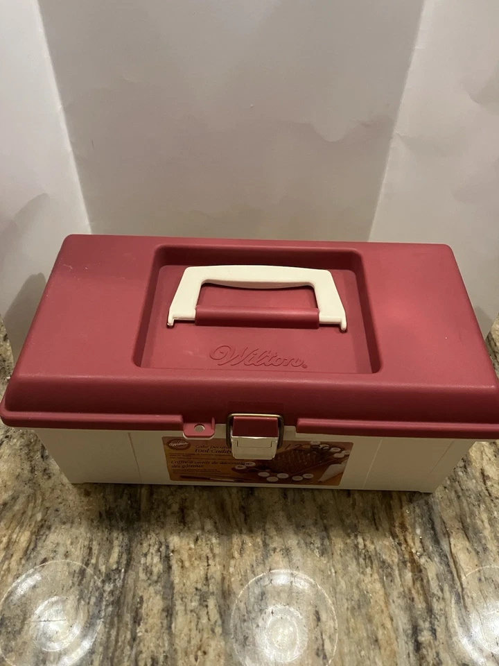 Carrito de decoración de pasteles Wilton vintage más herramientas Foto 1 de 4