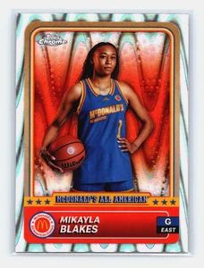 2024 Topps Chrome McDonalds All American - Raywave #51 Mikayla Blakes - Picture 1 of 2