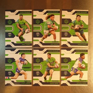 2025 NRL Rivalry Special Edition Canberra Raiders 6 Card Base Team Set - Picture 1 of 2