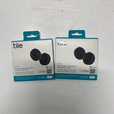 Fliesenaufkleber 2er Pack klein selbstklebend Bluetooth Tracker Locator insgesamt 4 versiegelt neu - Bild 1 von 4