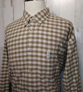 Columbia Herren Gr. 3XT Herren groß braun kariert Flanellhemd Langarm Knopf - Bild 1 von 8