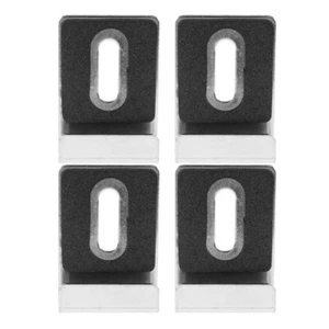  4 Pcs Stainless Steel Mirror Clip Frame Kit for Bathroom Hanging Hardware - Picture 1 of 12
