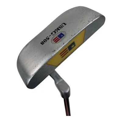 USKG 508 Mid Mallet Putter Youth RH 27" Steel Shaft Winn Grip Kids - Image 1 of 4