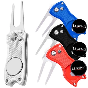 2025 Legend Stiletto Pitchfork Herramienta Magnético Golf Bola Marcador Plegable - Imagen 1 de 5