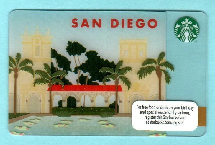 STARBUCKS San Diego 2013 Gift Card ( $0 )  - Image 1 of 1