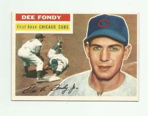 1956 Topps Dee Fondy Chicago Cubs #112 - Near Mint (NM) - Picture 1 of 2