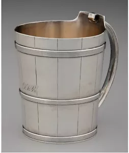 A149 A Gorham Mfg. Co. Silver Barrel-Form Cup, Providence, Rhode Island, 1869 - Picture 1 of 15