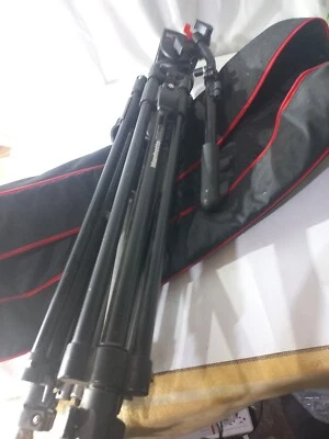 Manfrotto Tripod Video 351MVB2 & 503 Head With Manfrotto Carrying Case - Image 1 of 4