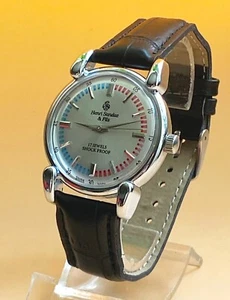 Extraordinary Henri Sandoz & Fils men's Vintage Swiss watch Fancy Lugs - Picture 1 of 8