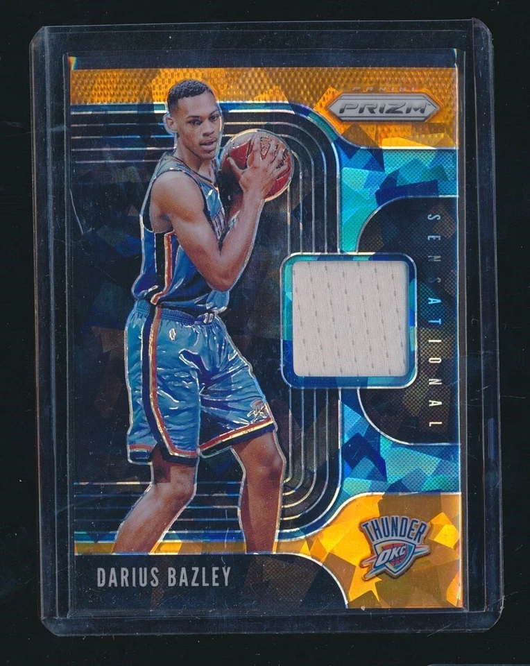 2019-20 PRIZM SENSATIONAL ORANGE ICE JERSEY DARIUS BAZLEY THUNDER - Image 1 of 1