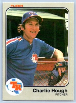 Charlie Hough 1983 Fleer #570 - Image 1 of 2
