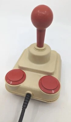 Vintage 1980s [Tested] Competition-Pro Joystick, Atari 2600, White/Red Buttons - Image 1 of 4