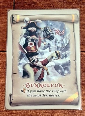 Bunny Kingdom Juego de Mesa Bunnoleon Tarjeta Promocional NUEVO Juegos Iello Foto 1 de 2