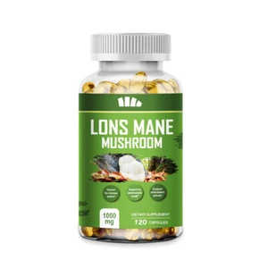 Mushroom Extract Complex Capsules Lions Mane Chaga Reishi Focus Memory Immunity - Picture 1 of 6