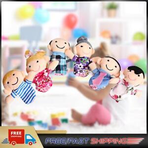 6pcs Finger Puppet Toys Party Props Plush Cloth Cute Children Game Accessories