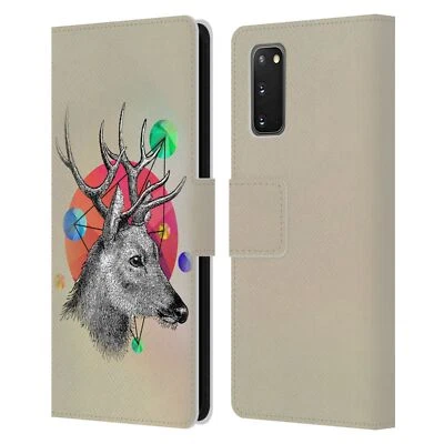 OFFICIAL MARK ASHKENAZI ANIMALS LEATHER BOOK WALLET CASE FOR SAMSUNG PHONES 2 - Image 1 of 4
