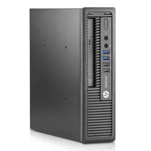 HP EliteDesk 800 G1 Ultra-slim Desktop PC i5 4570s 8GB RAM 128GB SSD WiFi Win 10 - Picture 1 of 2