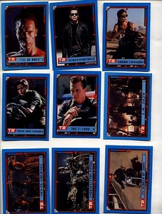 T2 TERMINATOR JUDGEMENT DAY COMPLETE 44 STICKER TRADING CARD SET 1991 TOPPS - Picture 1 of 2
