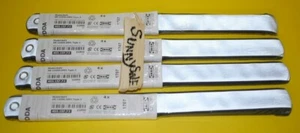 IKEA REFLECTIVE Snap band Walk Run SAFETY BIKE Slap Fluorescent Silver White - Picture 1 of 13