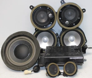 2010-11 SUBARU OUTBACK HARMAN KARDON FRONT REAR SPEAKER SET SUBWOOFER AMP OEM - Foto 1 di 23