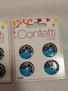 Blue Glitter Coffee Button Lot - Picture 1 of 4
