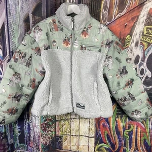 Disney Parks Damen Small Haunted Mansion Leota Sherpa Fleece gefütterte Jacke B7 - Bild 1 von 9