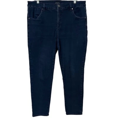 Universal Standard Seine Dark Wash High Rise Skinny Jeans Womens Plus 16 - Image 1 of 4