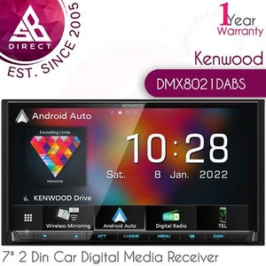 Kenwood DMX8021DABS 7" 2 DIN Auto Digital Media Receiver│Bluetooth│DAB+│WLAN - Bild 1 von 5