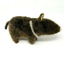 Platte River Trading Odd Plush Wild Boar Pig Stuffed Animal Toy 9” Realistic