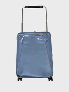 IT Luggage World’s Lightest Carry-On Luggage Roller Bag Blue Suitcase 22” - Picture 1 of 13