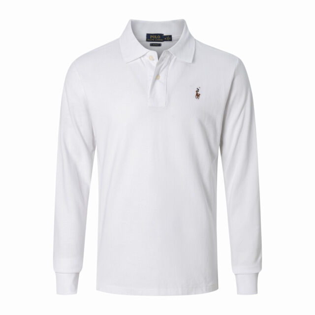 POLO MANCHES LONGUES White- Gladiasport