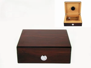 ANGELO ROTBRAUN ZIGARREN HUMIDOR HYGROMETER LUFTBEFEUCHTER NEU H3,15 × B8,86 × D7,48" - Bild 1 von 1