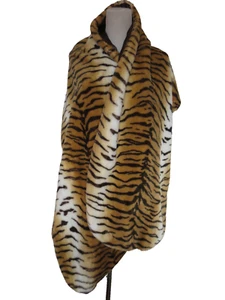 60 x 200 Riesen Schal Stola Umhang MISS SIXTY LUXURY Webpelz Kunstfell Tiger S18 - Bild 1 von 6