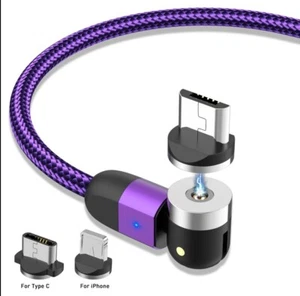 New Gen 3in1 540° Flexible Cell/Gaming PS5 Xbox Charging LED 1M USA Shipped - Picture 1 of 12