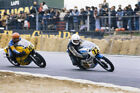 Vaughan Young Yamaha leads Peter Everns Crescent 1976 Motorcycle Old Photo