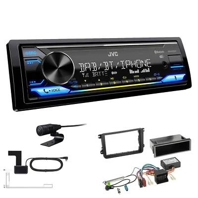 JVC DAB+ Bluetooth inkl. Antenne Autoradio für Skoda Octavia II Facelift Canbus - Bild 1 von 4