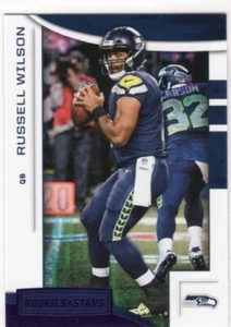 Russell Wilson 2018 novatos y estrellas púrpura paralelo - Imagen 1 de 1