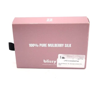 Blissy Silk Pillowcase  100% Pure Mulberry Silk Standard 22 Momme  Pink - Picture 1 of 6