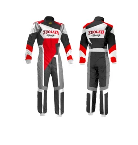 Custom Made F1 Go Kart Suit CIK/FIA Level 2 Race Suit with Matching Gloves - Picture 1 of 6