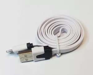3 Fuß weiß Nudel Ladegerät Kabel Daten Sync USB 8 Pin Adapter Kabel für iPhone 5/S/C - Bild 1 von 1