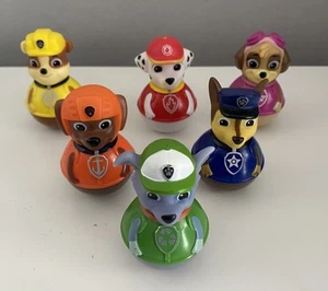 6x Hasbro Paw Patrol Pups Weebles 2015. Used - Picture 1 of 21
