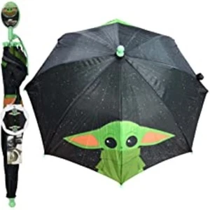 Baby Yoda Mandalorian Umbrella with Clamshell Handle - Buy Now! - Picture 1 of 3