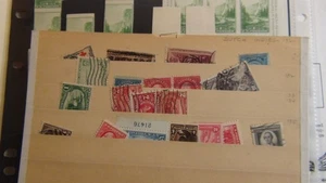 Briefmarkenweis USA Briefmarkensammlung auf Minkus Seiten est 630 Marken - Bild 1 von 23